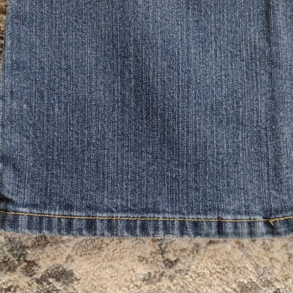 Stretch Levi's Low Rise Bootcut Jeans size Missus 10 short - Picture 7 of 8
